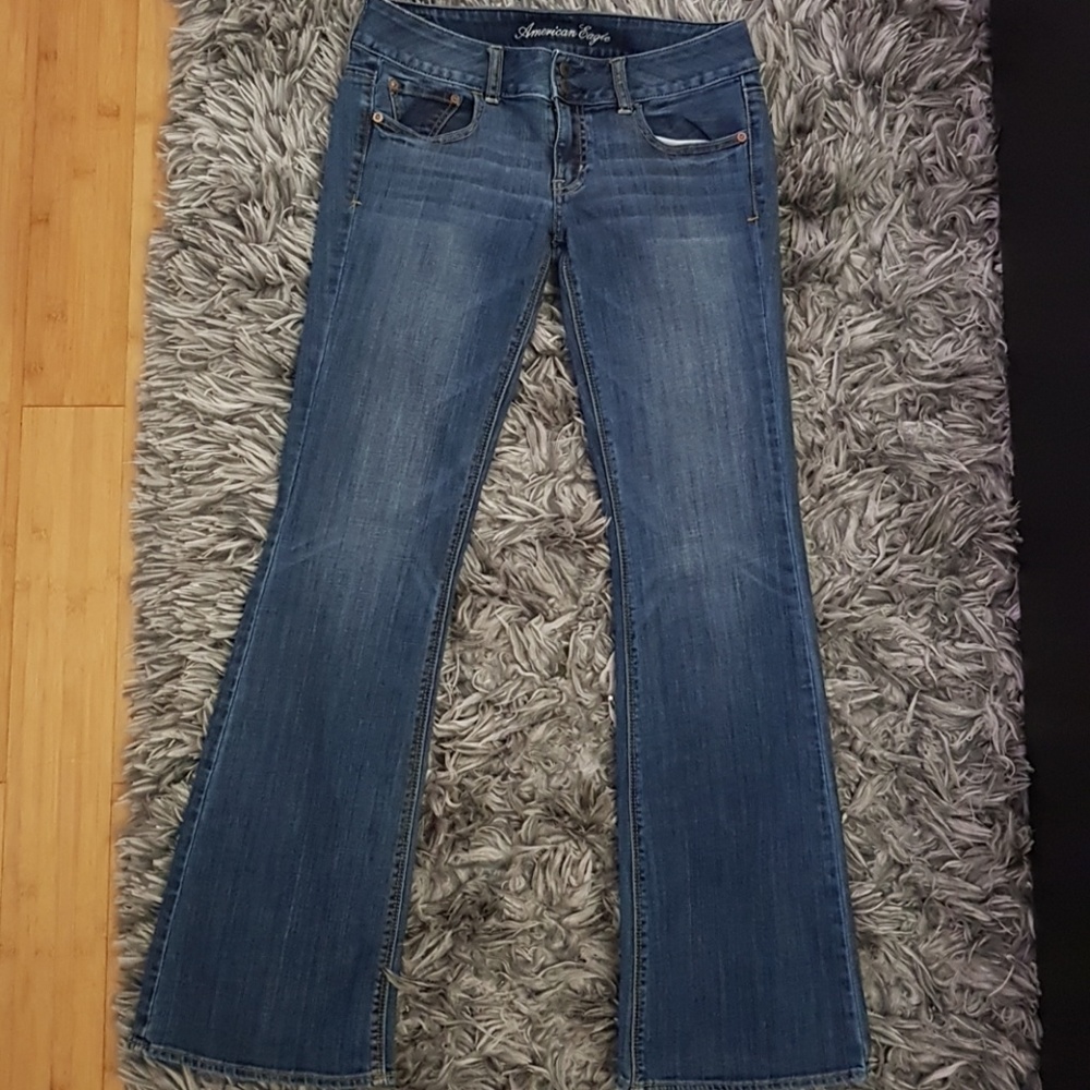American Eagle Super Stretch Wide leg Jeans